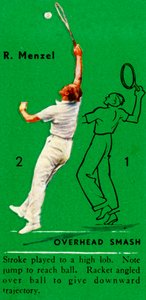 R. Menzel - Overhead Smash, c1935. av Unbekannt