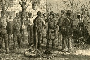 Radetsky etter seieren ved Novara 1849, 1890. av Unbekannt