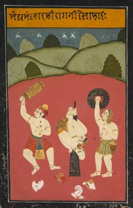 Ragini Desakh fra Meghmalhar, S. 1770-1790. av Unbekannt