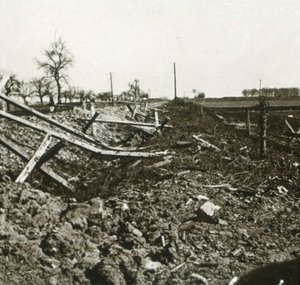 Jernbane, Somme, Nord-Frankrike, c1914-c1918 av Unbekannt