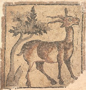 Ram nær et tre, 400-tallet. av Unbekannt