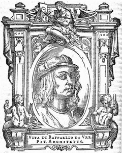Raphael. Fra: Giorgio Vasari, Livet til de mest utmerkede italienske malere, skulptører og arkitekter, 1568 av Unbekannt