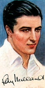 Ray Milland, 1905-1986, walisisk skuespiller og regissør, 1900-tallet av Unbekannt