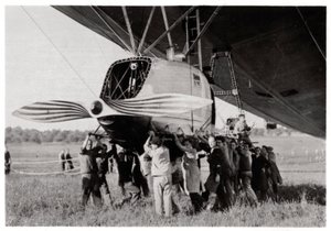 Bakre gondol, Zeppelin LZ 127 Graf Zeppelin, 1933 av Unbekannt
