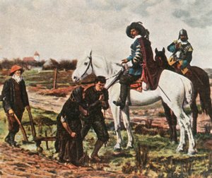 Rekrutterere i tiden for trettiårskrigen, 1618-1648, 1936. av Unbekannt