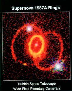 Resten av Supernova 1987A av Unbekannt
