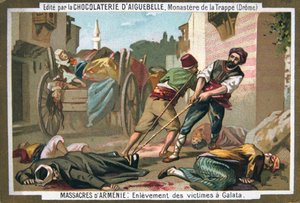 Fjerning av ofre ved Galata, 1895 av Unbekannt