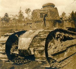 Renault tank, c1914-c1918 av Unbekannt