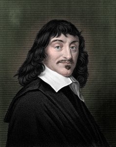 Rene Descartes , fransk filosof og matematiker, 1835 av Unbekannt