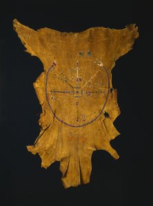 Replika av en drypainting Iikaah etter et drypainting av Tsi-tcaci, sent på 1800-tallet – tidlig på 1900-tallet. av Unbekannt