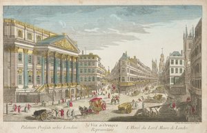 Residens til Lord Mayor of London, 1700-tallet. av Unbekannt