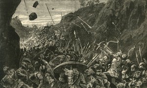 Athenernes tilbaketrekning fra Syracuse, 1890. av Unbekannt