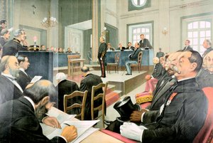 Rettssak mot Albert Dreyfus, Rennes, Frankrike, 1899 av Unbekannt