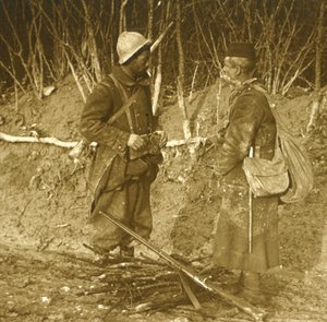 Retur fra Verdun, Nord-Frankrike, c1914-c1918 av Unbekannt