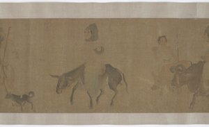 Returning Home after Harvest, Yuan eller Ming-dynastiet, 1300-1400-tallet. av Unbekannt