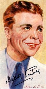 Richard Ewing Dick Powell, 1904-1963, amerikansk sanger, skuespiller, produsent og regissør, 1900-tallet av Unbekannt