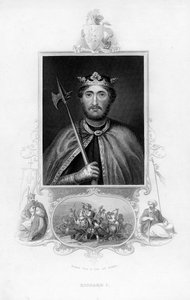 Richard I, konge av England, c1850 av Unbekannt