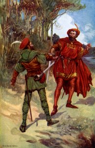 Richard I og Robin Hood, 1925 av Unbekannt