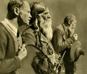 Riflemen ber, Tyrol, Østerrike, c1935. av Unbekannt