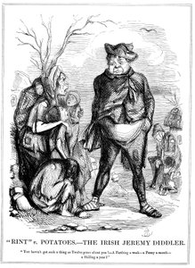 Rint v Potatoes - Den irske Jeremy Diddler, 1845 av Unbekannt