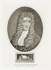 Robert Boyle (1627-1691), irsk fysiker og kjemiker av Unbekannt