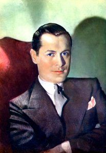 Robert Montgomery , amerikansk skuespiller og filmregissør, 1934-1935 av Unbekannt