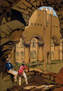 Rochester Castle, Kent, 1800-tallet av Unbekannt