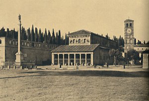 Roma - Basilica of S. Lorenzo utenfor murene, 1910 av Unbekannt