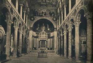 Roma - Basilica of St. Agnes utenfor murene på gaten Nomentana, 1910 av Unbekannt