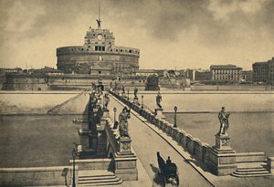 Roma - Broen og slottet i St. Angelo, 1910 av Unbekannt