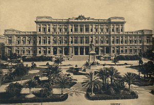 Roma - Prati di Castello. New Law Courts av Calderini, og statue av Cavour, 1910 av Unbekannt
