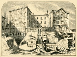Romerske levninger funnet i Billingsgate, c1872. av Unbekannt