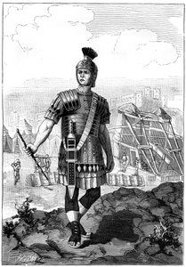 Romersk centurion erobret gallerne under Julius Caesar, 1. århundre f.Kr. 1882-1884 av Unbekannt