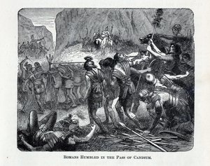 Romerne ble ydmyket i Pass of Caudium, 1882 av Unbekannt