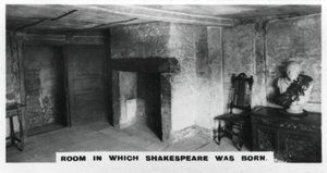 Rom der Shakespeare ble født, ca 1920-tallet av Unbekannt