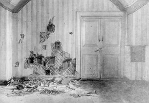 Rom hvor tsar Nicholas II og hans familie ble henrettet, Jekaterinburg, Russland, 17. juli 1918 av Unbekannt