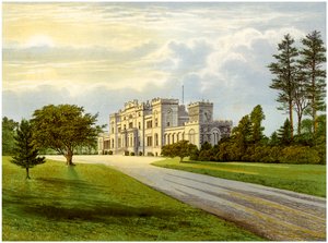 Rossie Castle, Forfarshire, Skottland, hjemmet til Macdonald-familien, c1880 av Unbekannt