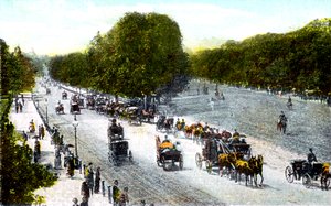 Rotten Row, Hyde Park, London, 1900-tallet av Unbekannt