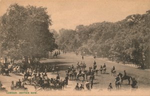 Rotten Row, London, ca 1900 av Unbekannt