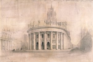 Royal Exchange, London, 1838 av Unbekannt