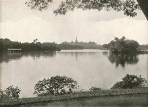 Royal Lakes, Rangoon, 1900. av Unbekannt