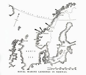 Royal Marine landinger i Norge, andre verdenskrig, 1940 1944. av Unbekannt