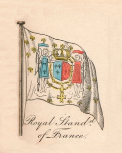 Royal Standard of France, 1838 av Unbekannt