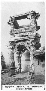 Rudra Mala, nord veranda, Siddhapur, India, c1925 av Unbekannt