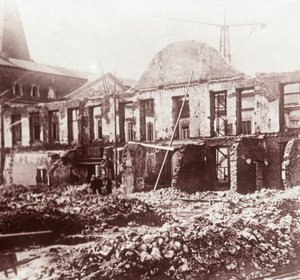 Ruiner, Louvain, Belgia, c1914-c1918 av Unbekannt