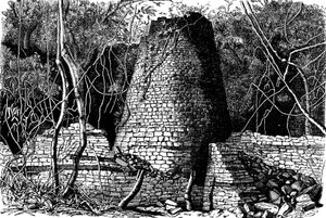 Ruinene av Great Zimbabwe, Afrika, 1892 av Unbekannt
