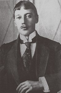 Den russiske poeten Nikolay Gumilyov 1886-1921 av Unbekannt