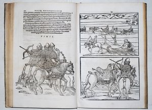 Russiske krigere. Siegmund von Herberstein reiser gjennom Russland Fra: Rerum Moscoviticarum commentarii.., 1571 av Unbekannt