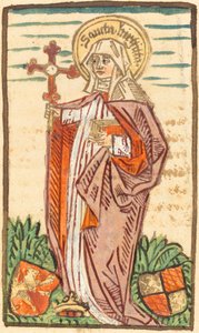Saint Bridget, ca. 14801490. av Unbekannt