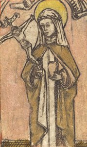 Saint Bridget, ca. 14601470. av Unbekannt